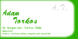 adam torkos business card